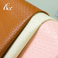 0.9W Woven Embossed PU Leather Waterproof Braided Synthetic Leather for Bag Wallet Furniture Chair Sofa-Stocked