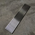 Stainless 316 Steel Durable Linear Shower Floor Drain Heel Guard Grate with Carbon Steel Option