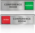 Slider Door Indicator Privacy Sign Tells Whether Room Vacant or Occupied Red and Green No Words for Conference