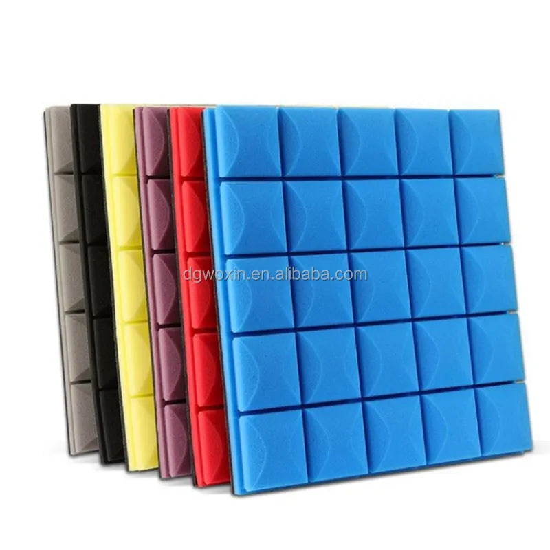 WOXIN 30*30cm Modern Home Office Dancing Rehearsal Room Studio Acoustic Foam Periodic Groove Structure Soundproof Absorbing Foam