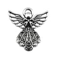 26x23mm Antique Tibetan Silver Color Pendants Antique Jewelry Making DIY Handmade Craft Bronze Zinc Alloy Angel Charms Pendants
