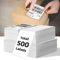 5000pcs 4x6 Direct Thermal Glossy Lamination Blank Shipping Labels Strong Adhesive Waterproof Customizable for Promotion Grocery