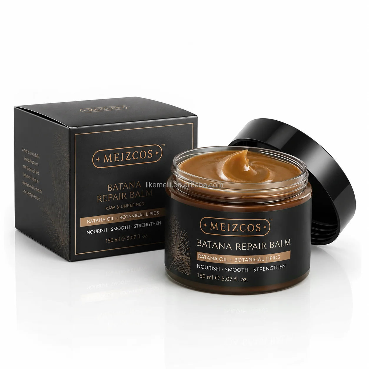OEM Honduras Natural Batana Hair Conditioner Oil Balm Anti Hair Care Batana Hair Cream Herbal Hair Repair Products Women Men