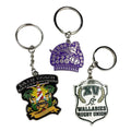 No Minimum Wholesale Cheap Vintage Cartoon Blank Stainless Steel Custom Logo Lightweight Waterproof Hard-Wearing Metal Keychain
