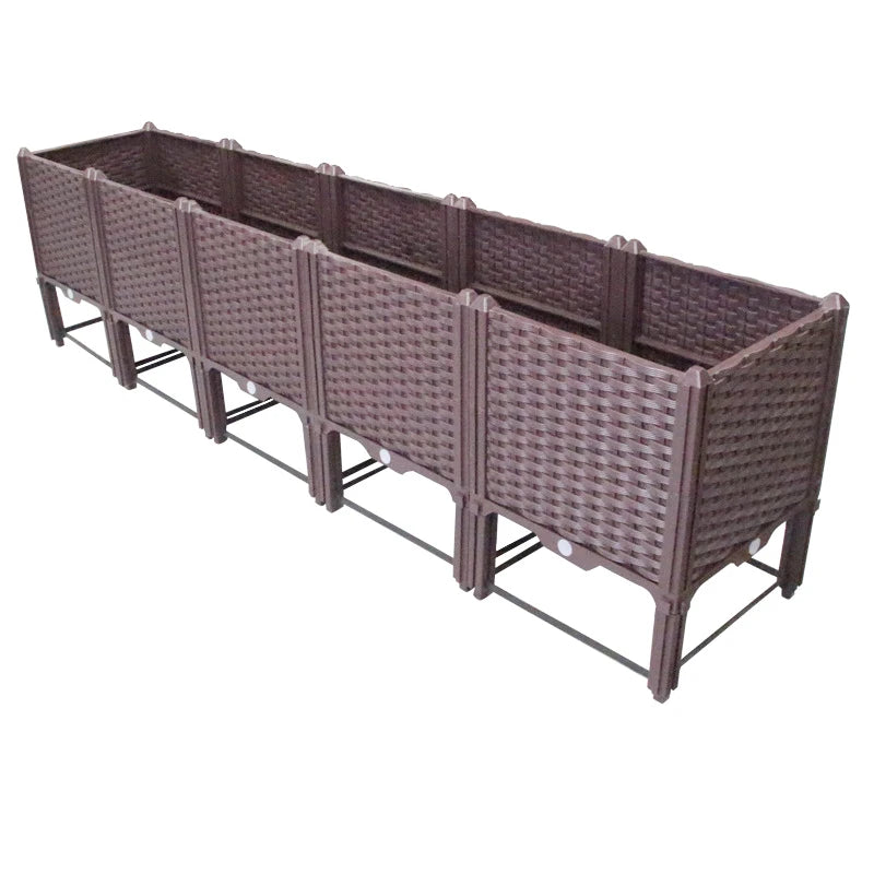 Factory Sale Raised Garden Bed Self-Watering System Drainage Holes  for Indoor & Outdoor Vegetable Fruit Flower Herb Growing Box