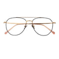 Custom Metal Prescription Eyeglass Optical Glasses Frame Double Bridge Eyewear