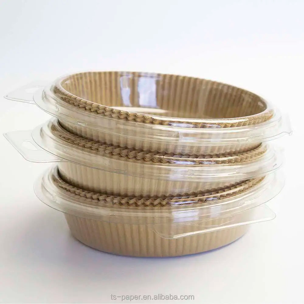 Wholesale 20*4.5cm 50pcs Custom Nonstick Unperforated Brown White Air Fryer Disposable Eco-friendly Paper Insert Liner for Food