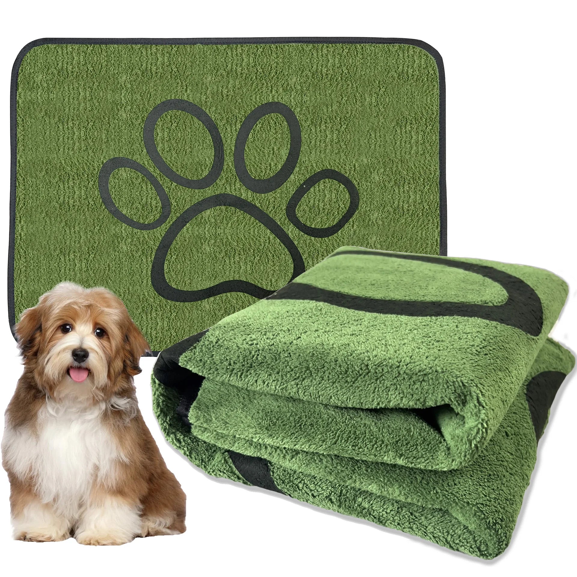 Factory Direct Sales Hot Selling Modern Silicone Print 4-Layer Construction Anti Slip Reusable Dog Pee Pads