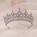 Vintage Bridal Rhinestone Zircon Crown Headdress Luxury Wedding Dress Style Crown Accessories
