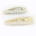 MIO Gift Fashion Women Pearl Hairpin Korean Handmade Hair Clip Pearl Hair Accessories for Girls Fashion Sweet