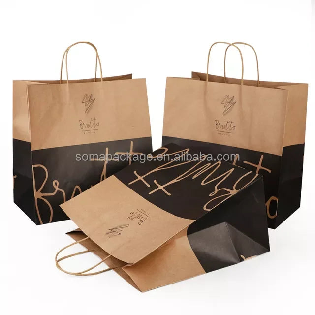 Wholesale High Quality Custom Eco Kraft Singles Repack Paper Bags for Packaging