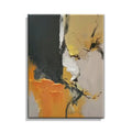 Minimalist Abstract Orange Oil Painting 100% Hand-Painted Modern Art for Home Decoration Supports Canvas Base