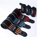 Custom New Custom Sports Elastic Stretchy Weight Lifting Wrist Support Wrap Band Weightlifting Gym Strap/ Wrist Wraps