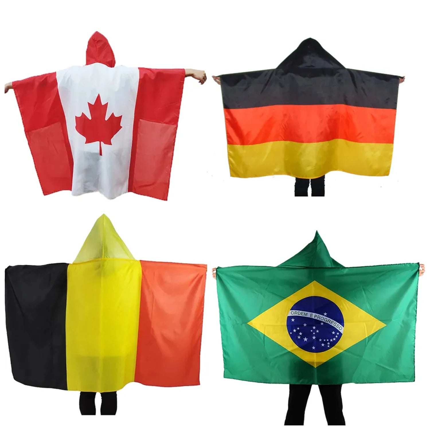 Promotional Product Factory Direct Sale Custom Dutch Cape Flag 100% Polyester Double-Sided Waterproof Outdoor Advertising Flag