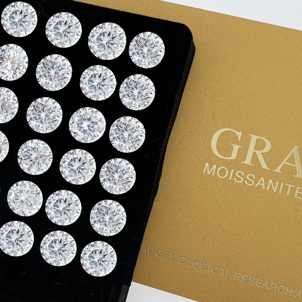 Zuanfa Moissanite Manufacturer Wholesale Quality  D Color  GRA Moissanite Diamond Stones Loose Moissanite