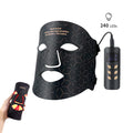SUNGLOR SG-MSK-FN Facial LED Light Therapy Mask with Red Blue Yellow and NIR for Anti Aging Skin Care