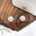 Simple Elegant Style Metal Zircon Button Fancy Coat Alloy Metal Rhinestone Buttons for Sweater/Coat Women Garment Accessories