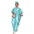 Wholesale 2 Piece  African Dresses for Women Plus Size Hooked Cloak Ankara Dress African Elegant Lacy Underwear Rober
