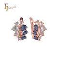 FJ Fallon Fashion Jewelry Earrings Plated in Rose Gold Brass Based