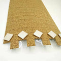 25*25*5+1mm Adhesive Backed Cork Separator Edge Protector Pads with Cling Foam Protective & Cushioning Material Glass Protecting