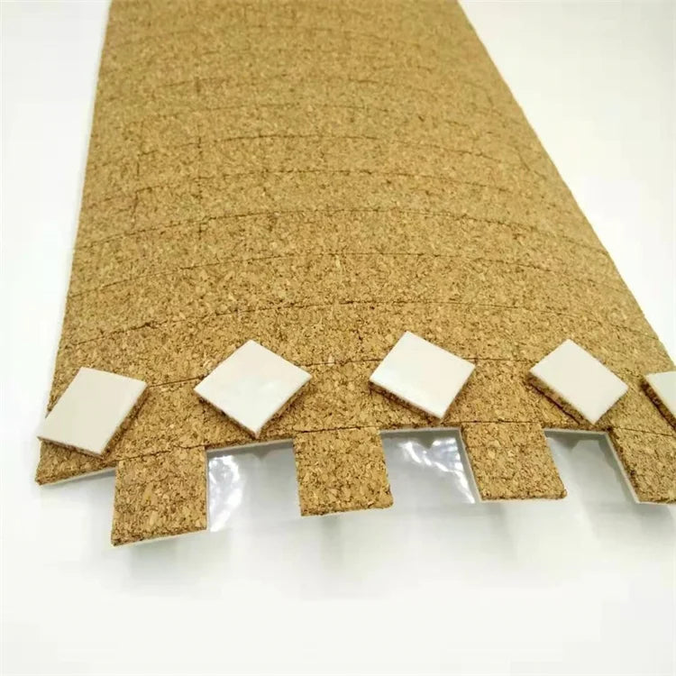 25*25*5+1mm Adhesive Backed Cork Separator Edge Protector Pads with Cling Foam Protective & Cushioning Material Glass Protecting