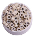 100pcs 5.0x3.0x3.0mm Aluminum  Silicone Micro Rings Links Beads Hair Extension Tools for Hair Extensions