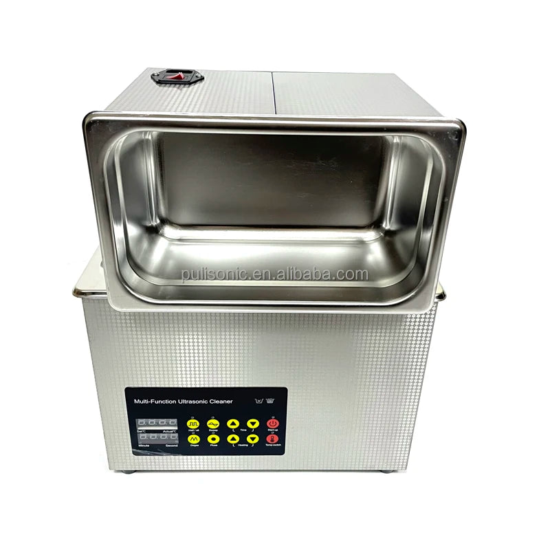 4.5L Stainless Steel Ultrasonic Cleaner 4L with Digital Display Timer Heater Degas Semiwave for Eyeglass Jewelry Dentures Bath