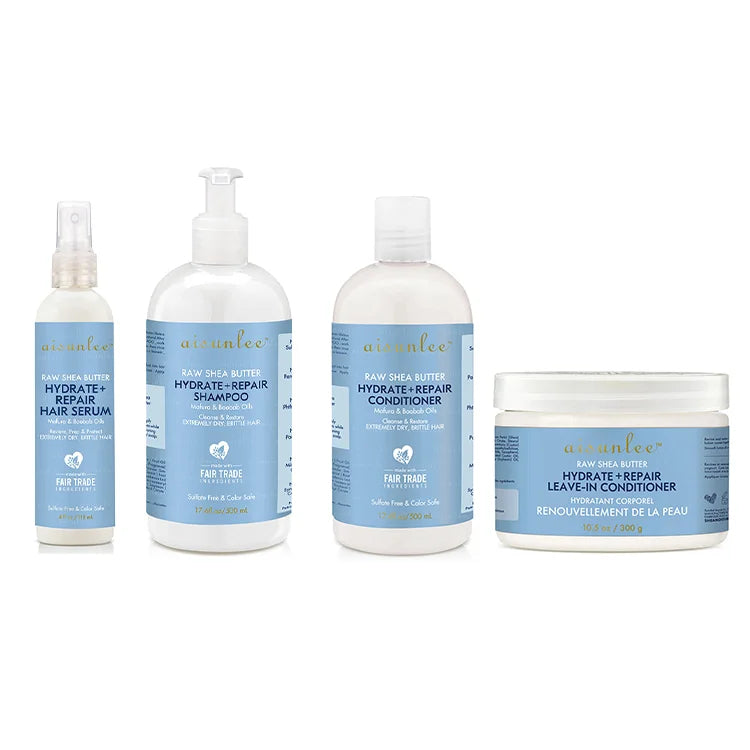 Private Label Hair Care Natural Herbal Shea Organic Hair Products Shampoo Conditioner and Hair Oils for Curly