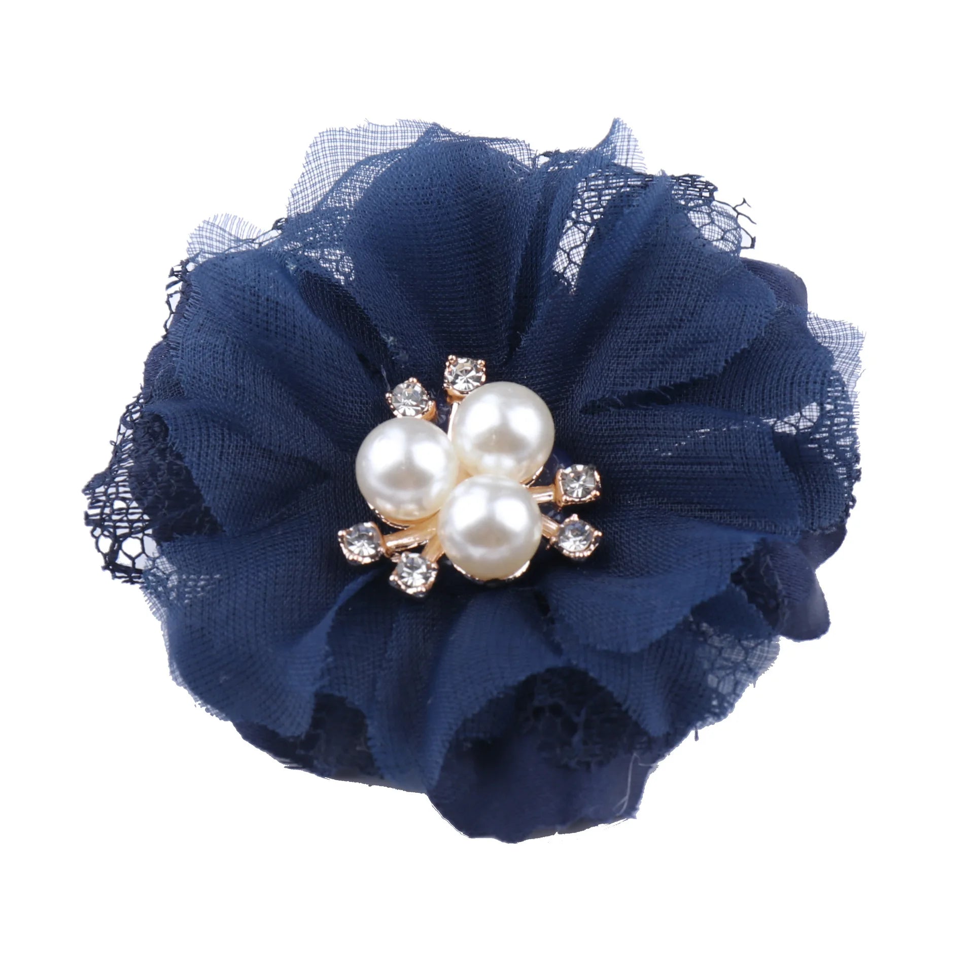 6cm DIY Handmade Bride Cloth Art Pattern and Wind Cotton Hemp Headwear Nail Art