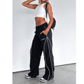 E230108 Clothing Manufacturers Custom Women Workout Track Joggers Sweatpants Women Gym Sports Streetwear Hip-hop Pants
