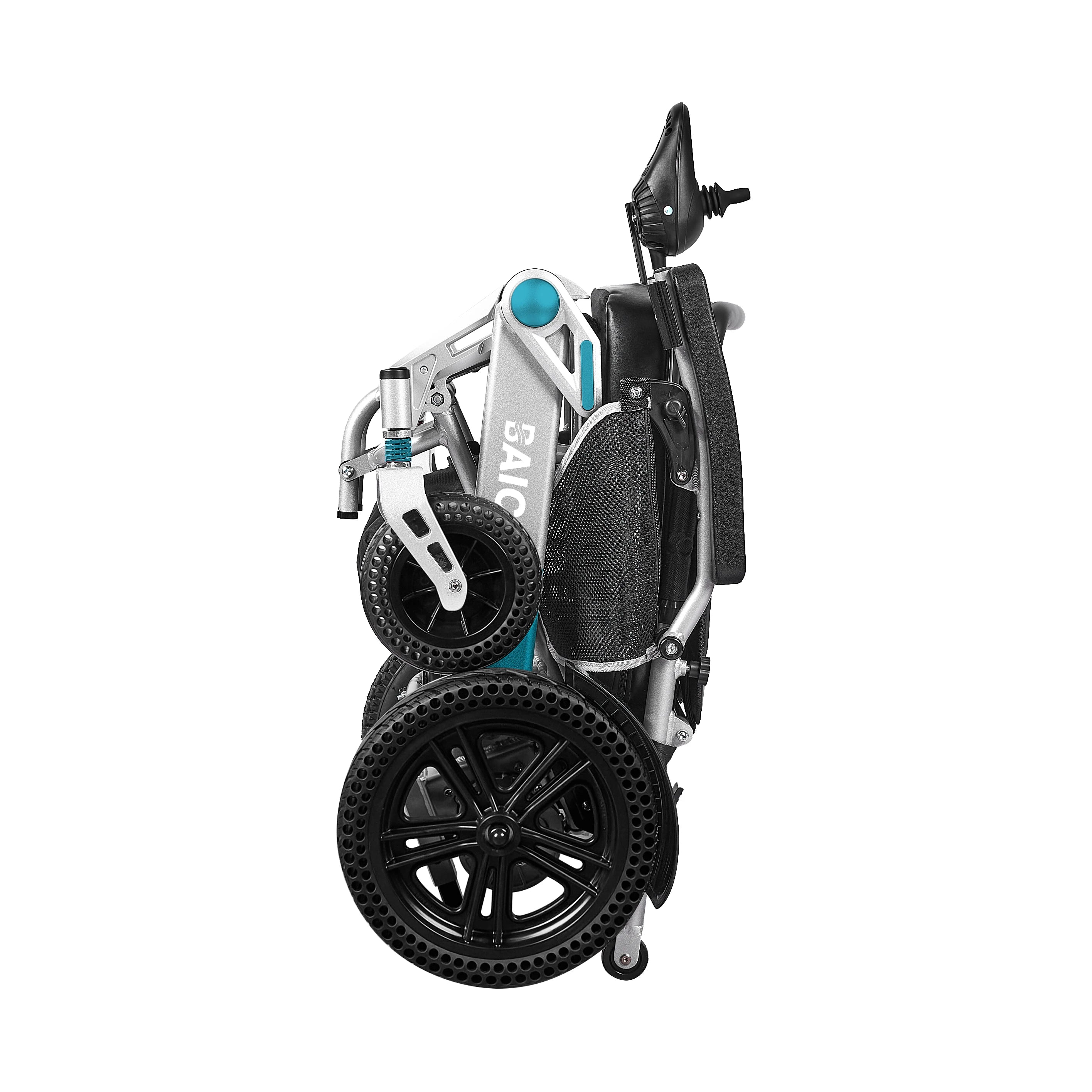 Baichen 2026 Hot Selling Remote Control Foldable Wheelchair Handicapped Health Care Outdoor Electric Wheelchair for the Seniors