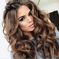 Daily Performance Wholesale Long Hair High Temperature Synthetic Lace Frontal Wig for Women