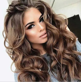 Daily Performance Wholesale Long Hair High Temperature Synthetic Lace Frontal Wig for Women