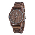 Men Women Quartz Movement Watch for Men and Women Wooden Watches Casual Wood Wristwatch OEM