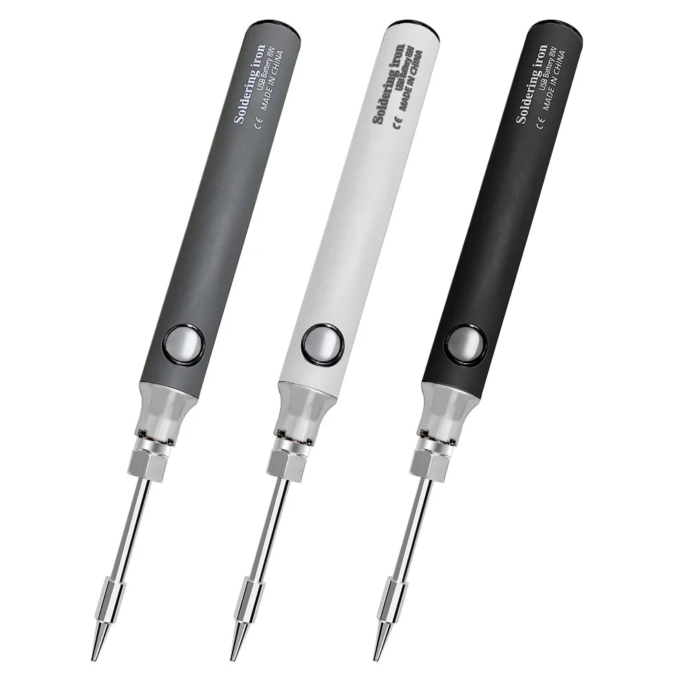 USB 5V 8W Soldering Iron Tool Pen  Welding Pen Without Cable Home Outdoor Convenient Welding Repair Multi-function Service Tool