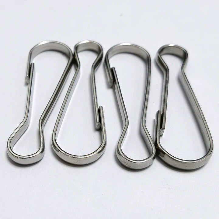Metal Spring Hooks 1 1/2" 38mm Purse Pulis Snap Clip for Lanyard Zipper Pull Id Card