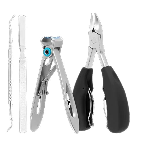 Toe Nail Clipper Set for Paronychia Olecranon Pedicure Pliers Nail groove Ingrown Pliers Rose Gold Olecranon Nail Clipper