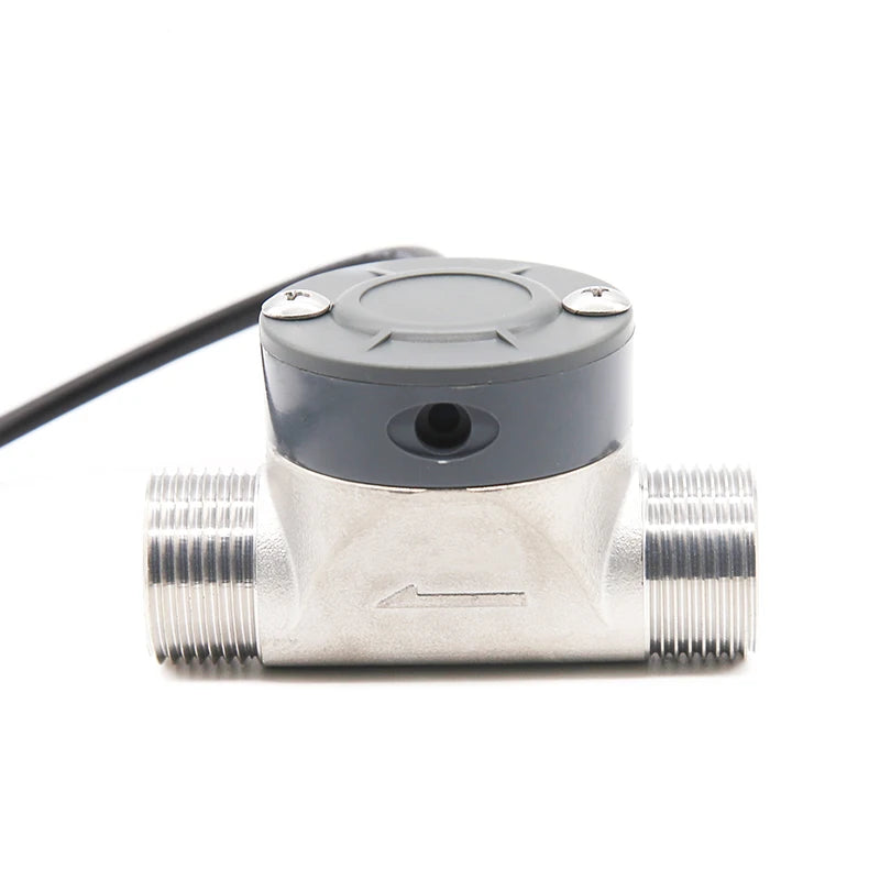 1/2'' 3/4'' 1'' Stainless Steel Flow Sensor Large Diameter Water Pipe Meter Turbine Flowmeter NPN Output