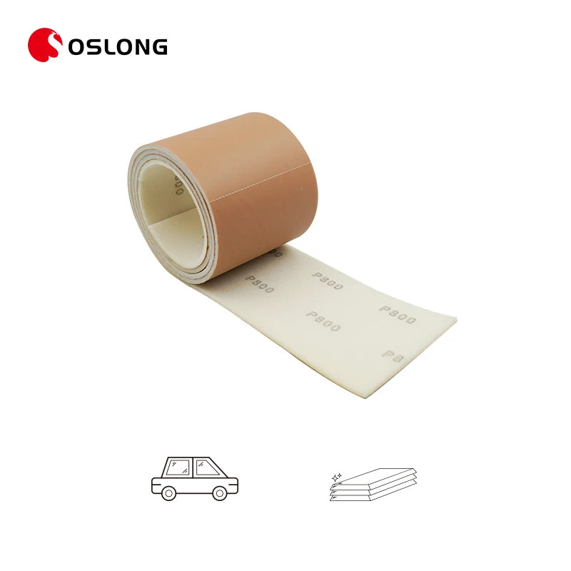 Free Sample Aluminum Oxide Hand Sanding Sponge 120 Grit Sponge Sand Paper Roll