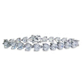 Fashion Jewelry Luxury Bracelet 925 Sterling Silver Heart Tennis Bracelet CZ Heart Bracelet for Woman