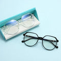 2025 New Trending Custom logo Crystal Color Retro Polygon Frame Oculos Student Style Anti Blue Ray Tr90 Glasses Frames