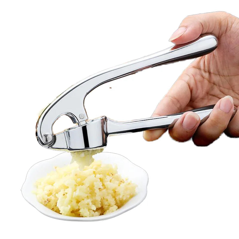 Wholesale Heavy-Duty Zinc Alloy Garlic Press Multifunctional Ginger Juice Mincer and Tool Crusher
