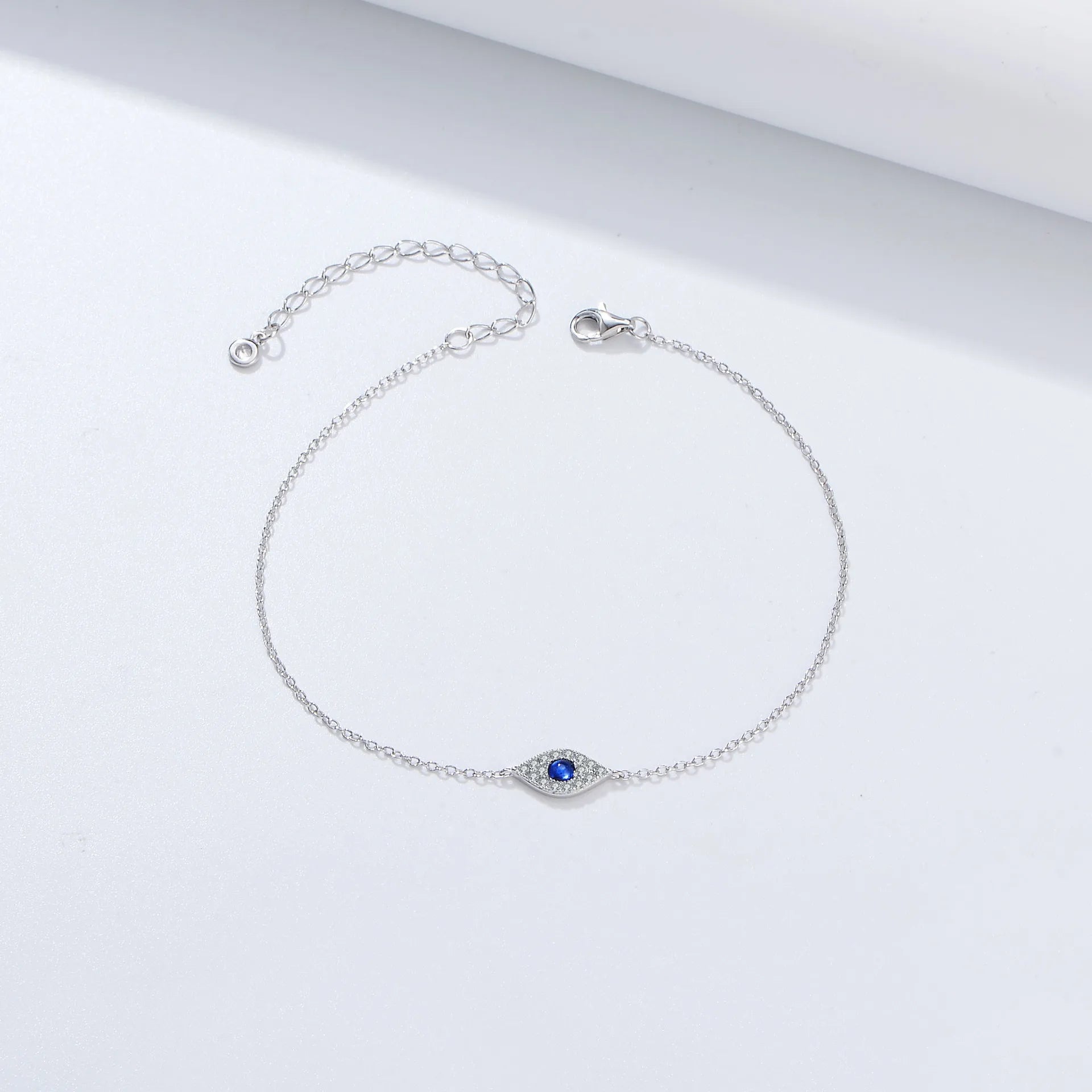 Hot Selling S925 Sterling Silver Devil's Eye Microset Zircon Bracelet Jewelry Vintage High Design Sense Diamond Bracelet