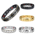 Anti-Fatigue Healing Bracelet Body Slimming Weight Loss Hematite Beads Stretch Bracelet Magnetic Therapy Bead Slim for Men Women