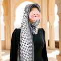 90x90cm Polyester Keffiyeh Palestine Scarf Women Shawl and Headband Multifunction in Stock