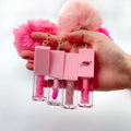 OEM Wholesale Color Changing Vegan Lip Oil Moisturizing Waterproof Cruelty Free Fruit Color Plumping Clear Lip Oil Tint Glow