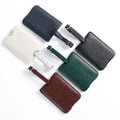 Luxury Custom Logo Genuine Leather Handmade Business Travel Airport Luggage Tag Suitcase Baggage with Privacy Cover Gift