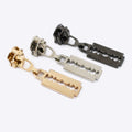 For Deepeel ZT602 Open-End Metal Zipper 5#8# Slider for Bag & Coat Clothing Luggage Zipper Puller Accessories