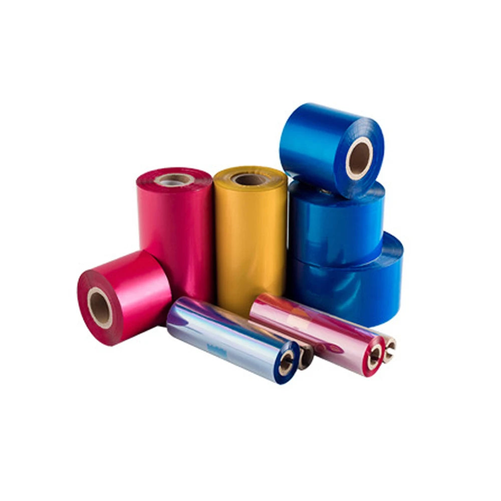 Color Red White Black Print Premium Wax Resin Barcode Labels Thermal Transfer Printer Ribbon Manufacturer