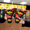 Fan for Cup Disposable Hot Food Cups French Fries Paper Cone Holder Papas Fritas Box Snack and Drink Cup 2 in 1
